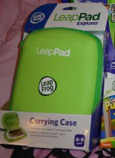 NEW Leappad leapster explorer tablet CASE 2 Games Mr. Pencil saves Get 