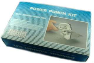 POWER PUNCH TOOL   PUNCH HOLES IN METAL , LEATHER etc  