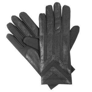   Classic Stretch Gloves THINSULATE BLACK Leather Grips M/L & XL  