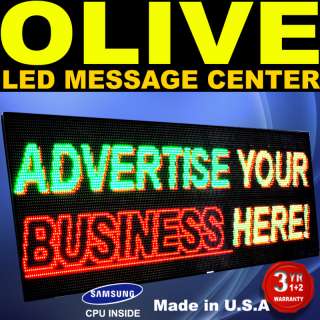 LED Sign Program. Scroll Digital message Center 36x53  