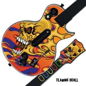 Skin Decal Cover for GUITAR HERO 3 III PS3 Xbox 360 Les Paul   Flaming 