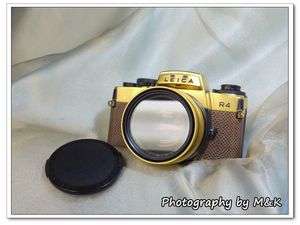 Leica R4 SLR Camera Gold Edition with Summilux R 50/1.4 Lens Ver.II 