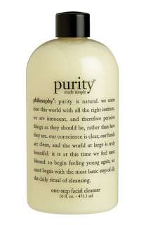 philosophy purity made simple one step facial cleanser  