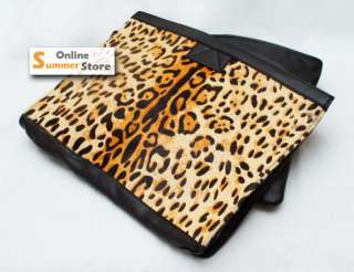 New Celebrity Leather Handbag Leopard Clutch Bag Print  