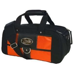  Double Tote Orange / Black Bowling Bag