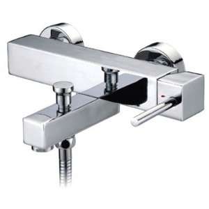   Chrome Shower Faucet With Handheld Shower 