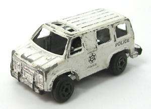 OLD BUS TOY POLICE SHERIFF WHITE COLOUR x  