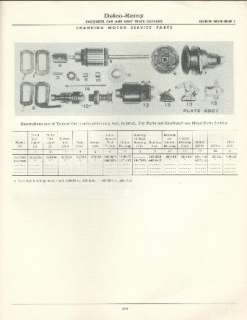 1929 1948 DELCO REMY ELECTRICAL PARTS BOOK CATALOG  