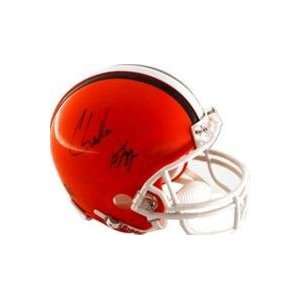  Charlie Frye autographed Football Mini Helmet (Cleveland 