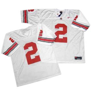 OHIO STATE BUCKEYES #2 YOUTH White Jersey XL  