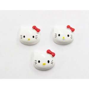   Bow Cream Kitty Cat Flat back Resin Cabochons Arts, Crafts & Sewing