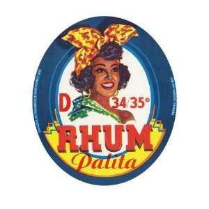  Rhum Palita Brand Rum Label Giclee Poster Print, 24x32 