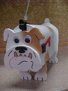 BULLDOG MAILBOX BULLDOGS MAILBOXES DOG DOGS POSTAL BOX  