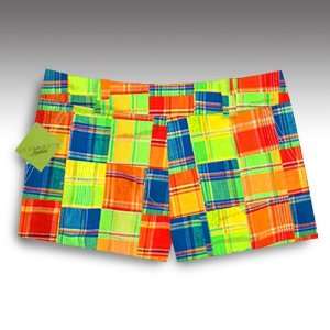 Loudmouth Golf Womens Mini Shorts Grass  Size 4
