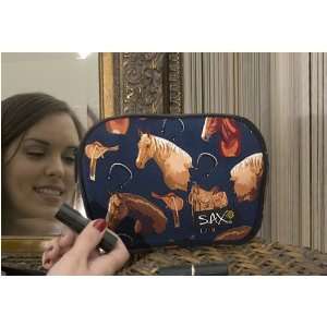 Horses and Horse Saddles Makeup Clutch by Broad Bay  