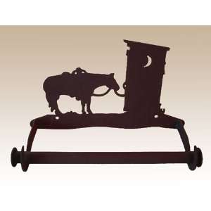  Horse & Outhouse Paper Towel Holder