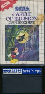 Castle of Illusion Starring Mickey Mouse   SEGA Master System Game 
