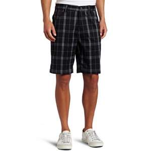  Quagmire Styles Mens Yarn Dyed Shorts, Black, 34 Sports 