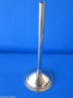 22 x 3/8 Sausage Stuffing Tube Funnel STAINLESS STEEL  