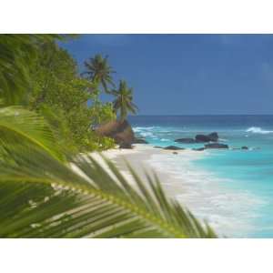  Empty Beach, Seychelles, Indian Ocean, Africa Photographic 