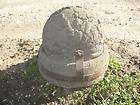 Cement Constructed Rare Ribbed Ball Old Hog Swine Oiler
