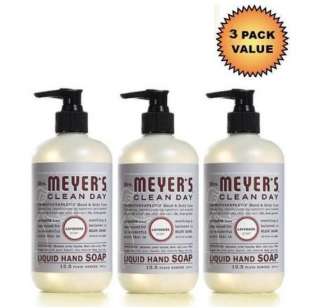 Mrs. Meyers Clean Day Liquid Hand Soap, Lavender, 12.50 oz, 3 pack 