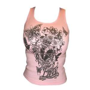  ENVE Bower of Bliss Womens Pink Beater T Shirt (SizeL 