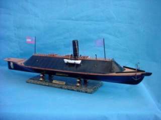 CSS Virginia Merrimac 34 Ironclad Model Ship NOT A KIT  