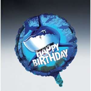  Shark Birthday Metallic Party Balloons Health & Personal 