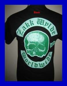 Zakk Wylde Worldwide Skull T Shirt M Mint  