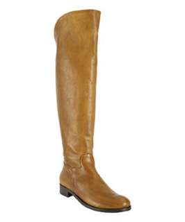 Charles David cognac leather Proper tall boots   