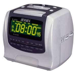  JENSEN JCR 300 AM/FM Dual Alarm Clock Radio with Weather 