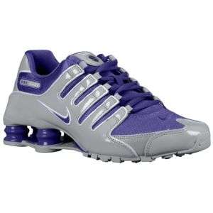 Nike Shox NZ   Womens   Running   Shoes   Wolf Grey/Pure Purple