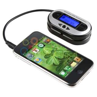Car FM Transmitter Charger for iPhone  Music Player  