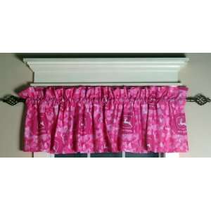  Pink Floral Camo Valance Baby
