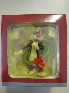 Looney Tunes Goebel Porcelain Sylvester Cat Ornament  