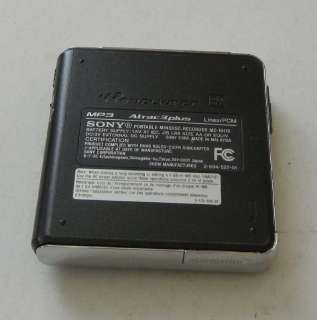 Sony minidisc Recorder MZ RH10 Hi MD Walkman with acc   Top of the 