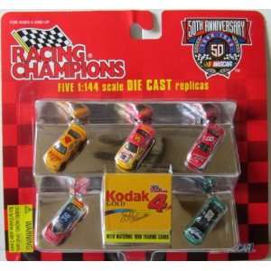  1/144 50th Anniversary Nascar 5 Car Pack 