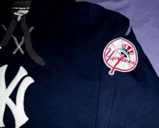 New York Yankees Hoodie Large Navy Specialty Patches MLB  