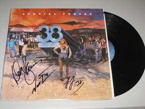 38 Special Forces Record Group Signed Album PROOF LP  
