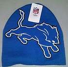 Detroit Lions Kint Beanie Winter Hat BIG LOGO   HYPE