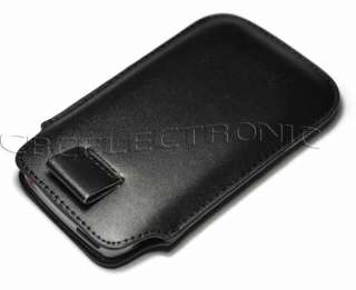 New Black leather Pouch Case Sleeve for Nokia E71 E72  