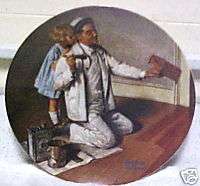 1983 Knowles Norman Rockwell Plate The Painter No COA  