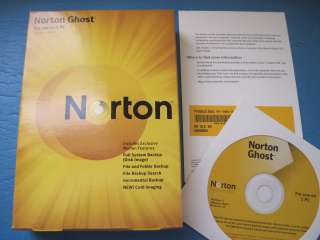 Norton Ghost 15✔15.0 Retail Version Windows 7/Vista/XP 037648858120 