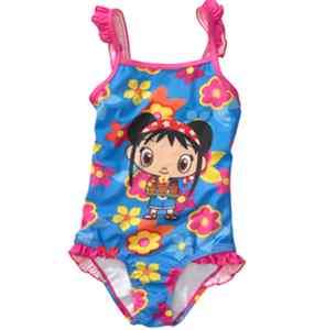 New Girl Ni Hao Kai Lan One Piece Swimsuit Swimwear Size 7/8  