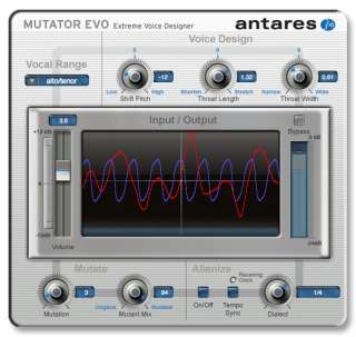 Antares MUTATOR Evo Extreme Vocal Effects Processor   E Mail  