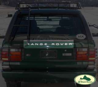 LAND ROVER TAIL GATE DECAL SILVER RANGE ROVER 95 02 P38  