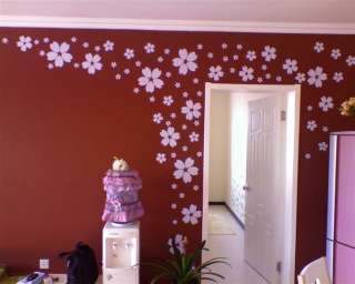 Cherry Blossoms Flowers Decor Mural Art Wall Sticker Decal S068 