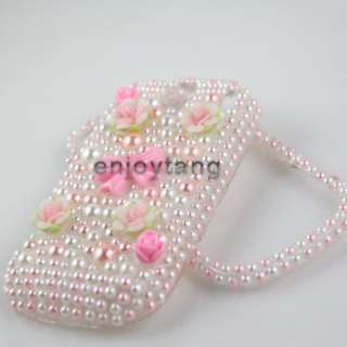 New Crystal Case for Palm Pixi Plus Pink Heart Bling #4  