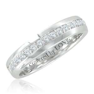   75 MM, Powered by LOVE, Free Engraving My Love Wedding Ring Jewelry